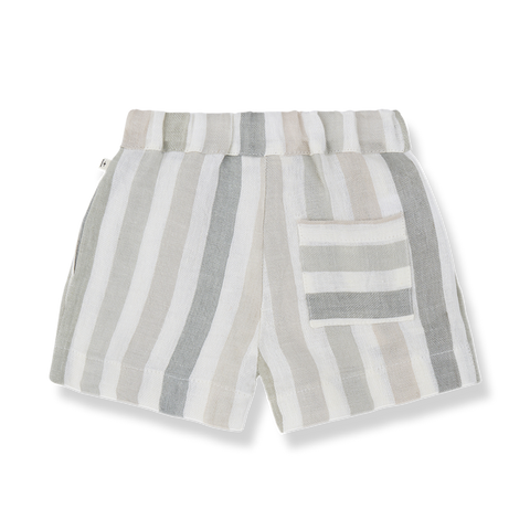 1 + in the family（ワンモア イン ザ ファミリー） 2026SS  VILOPRIU -beige- ストライプ柄ショートパンツ