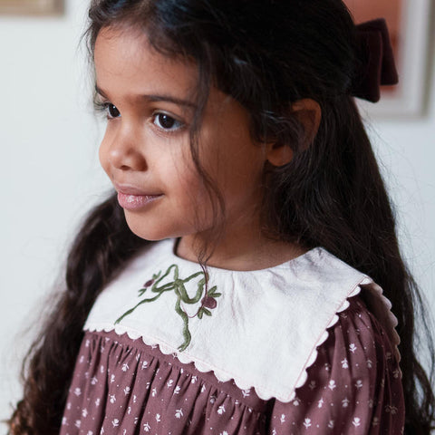 Little Cotton Clothes（リトルコットンクローズ）2026AW Vera Dress in Sugarplum Floral  ワンピース、キッズドレス