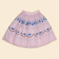 Apolina（アポリナ）2026AW WENDY STRUCTURED ORGANDIE MIDI SKIRT - VIOLET CRÈME -　キッズスカート.