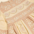 Apolina（アポリナ）2026AW WILMA DRESS - DRIED ROSE/CREAM -　キッズワンピース.