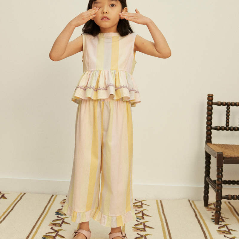 Apolina（アポリナ）2026SS WINI TROUSER SET - painters stripe