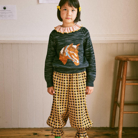 ・【D2】Misha&Puff（ミーシャアンドパフ）2024AW Yearling Sweater - Licorice- セーター