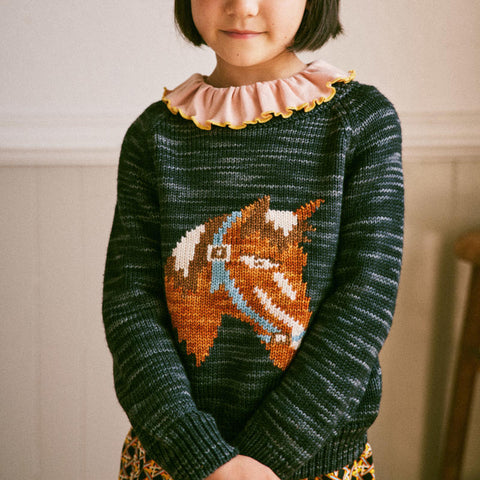 ・【D2】Misha&Puff（ミーシャアンドパフ）2024AW Yearling Sweater - Licorice- セーター