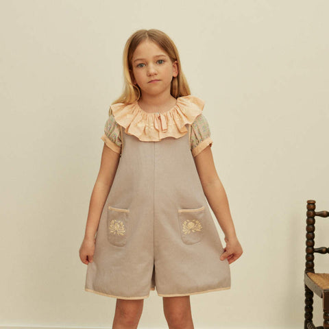 Apolina 2024AW Mia Dress - Almond - Kids Dress