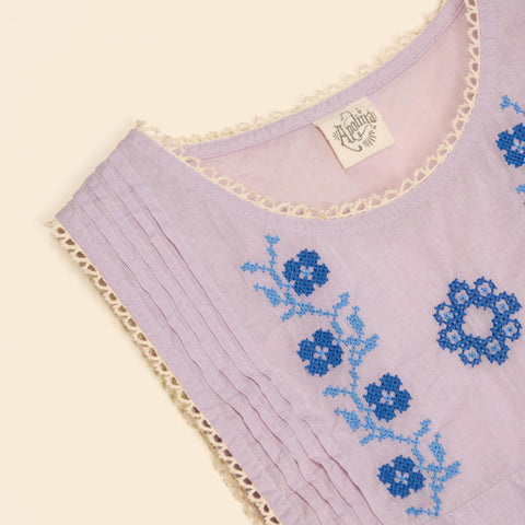 Apolina 2024AW Mia Dress - Almond - Kids Dress