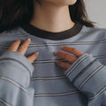 【3月中旬入荷次第お届けのご予約】anuke（アンヌーク） Border Loose Long T-shirts 62620620.