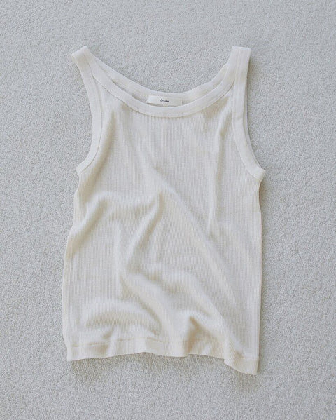 【4月中旬入荷次第お届けのご予約】anuke（アンヌーク） Wool Rib Tanktop 62710620.