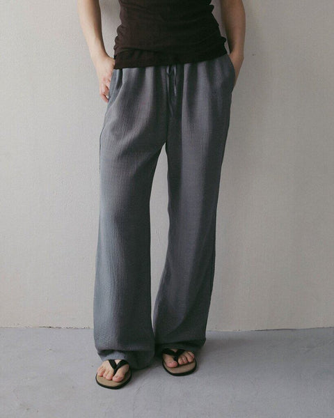 【4月下旬入荷次第お届けのご予約】anuke（アンヌーク） Dot jacquard Rough Pants 62710716.