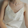 【3月上旬入荷次第お届けのご予約】anuke（アンヌーク） Twill Lace Camisole 62710404.