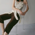 【3月中旬入荷次第お届けのご予約】anuke（アンヌーク） Back Satin Capripants 62710718.