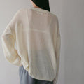 【3月中旬入荷次第お届けのご予約】anuke（アンヌーク） Cottonlinen Loose Knit 62710513.