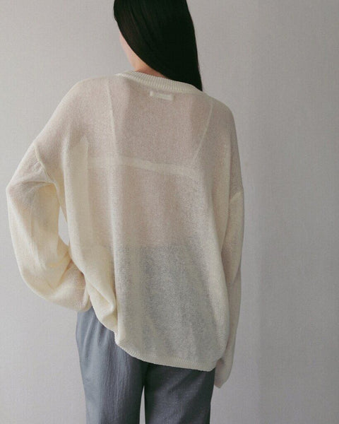 【3月中旬入荷次第お届けのご予約】anuke（アンヌーク） Cottonlinen Loose Knit 62710513.