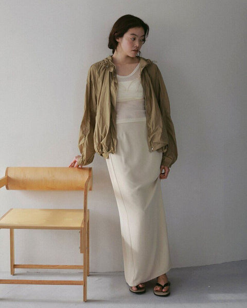 【3月上旬入荷次第お届けのご予約】anuke（アンヌーク） Sheer Track Blouson 62710201.