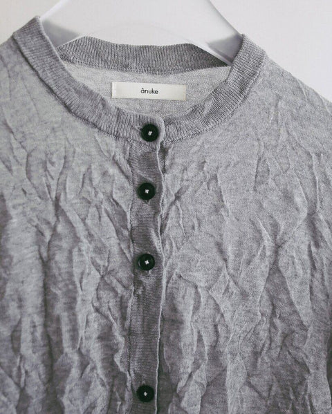 【2月中旬入荷次第お届けのご予約】anuke（アンヌーク） Washer Knit Cardigan 62710511.