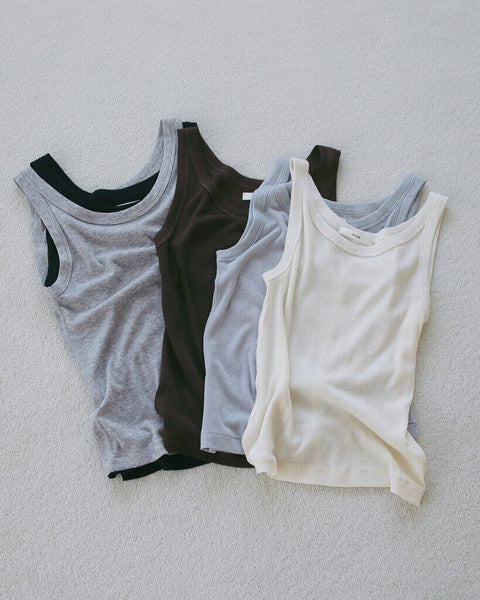 【4月中旬入荷次第お届けのご予約】anuke（アンヌーク） Wool Rib Tanktop 62710620.