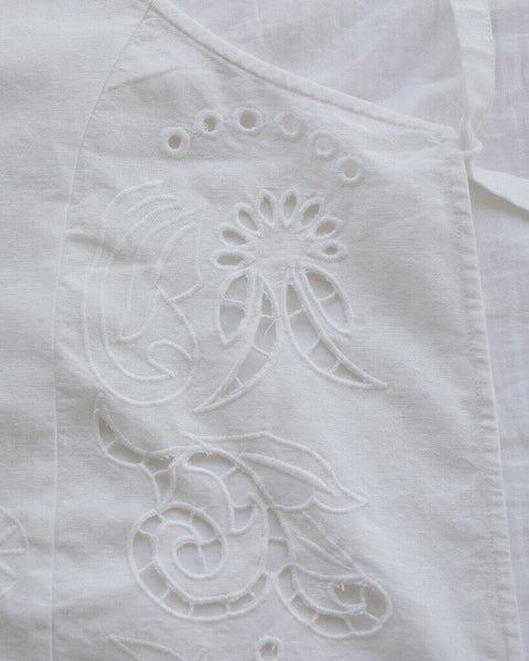 【3月下旬入荷次第お届けのご予約】anuke（アンヌーク） Cutwork Lace Apron 62710403.
