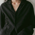 【3月下旬入荷次第お届けのご予約】anuke（アンヌーク） Cutwork Opencollar Shirts 62710419.
