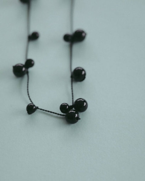 【3月下旬入荷次第お届けのご予約】anuke（アンヌーク） Stone Silkcord Necklace 62710904.