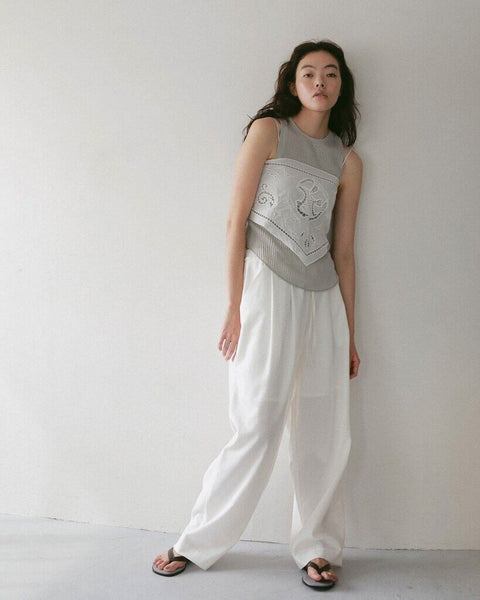 【3月下旬入荷次第お届けのご予約】anuke（アンヌーク） Cutwork Scarf 62711017.