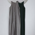 【4月下旬入荷次第お届けのご予約】anuke（アンヌーク） Woolchambray Sleeveless Onepiece 62710301.