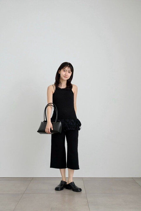【5月中旬入荷次第お届けのご予約】anuke（アンヌーク） Americansleeve Fringe Tops 62710526.