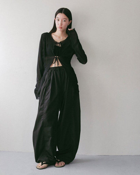 【3月中旬入荷次第お届けのご予約】anuke（アンヌーク） Volumetuck Cocoon Pants 62710710.