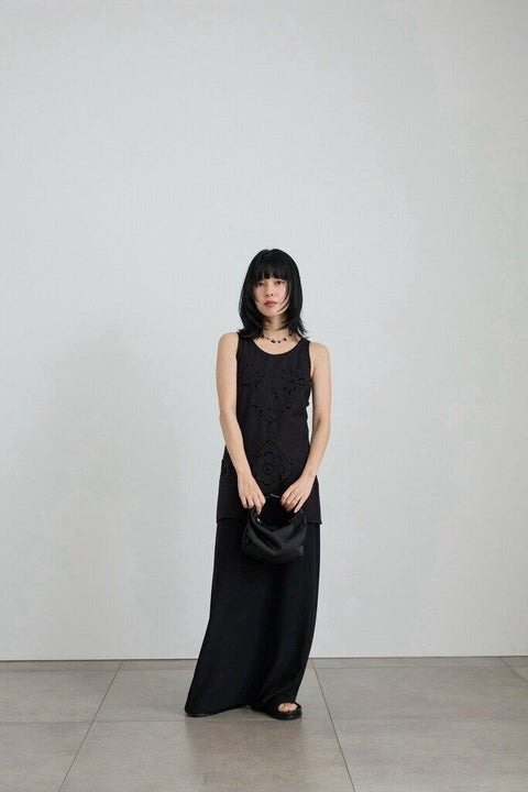 【2月上旬入荷次第お届けのご予約】anuke（アンヌーク） Georgette Pencil Skirt 62710803.