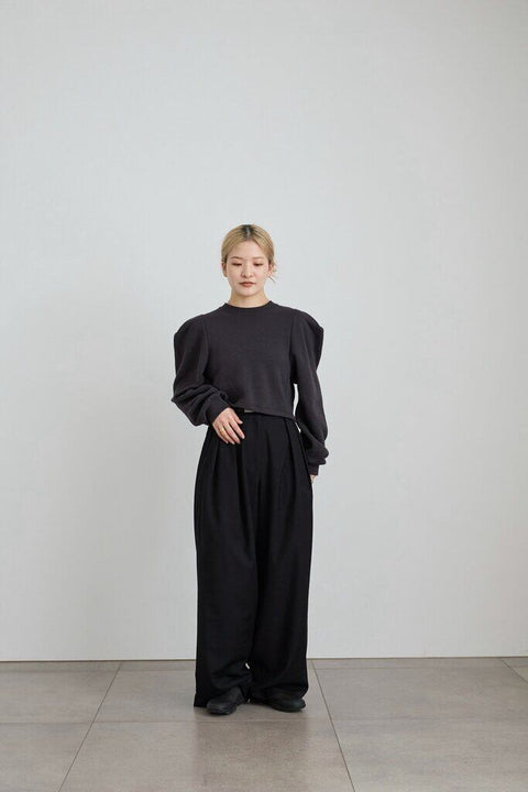 【2月中旬入荷次第お届けのご予約】anuke（アンヌーク） Twill Tuck Widepants 62710712.