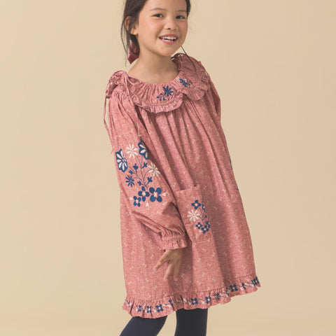 Lali Kids 2024SS BALLET DRESS One Piece SUMMER BLOOMS PRINT