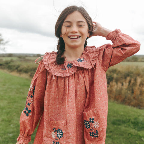 Lali Kids 2024SS BALLET DRESS One Piece SUMMER BLOOMS PRINT