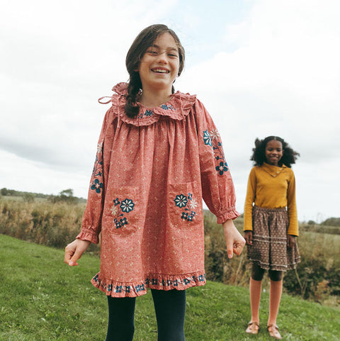 Lali Kids 2024SS BALLET DRESS One Piece SUMMER BLOOMS PRINT