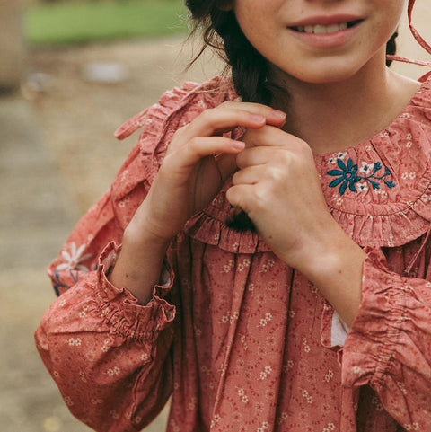 Lali Kids 2024SS BALLET DRESS One Piece SUMMER BLOOMS PRINT