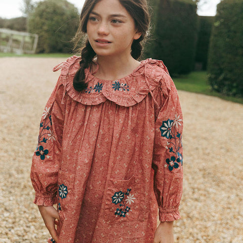 Lali Kids 2024SS BALLET DRESS One Piece SUMMER BLOOMS PRINT