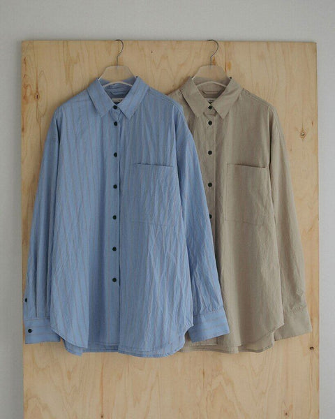 【3月中旬入荷次第お届けのご予約】anuke（アンヌーク） Dry Stripe Shirts 62710406.