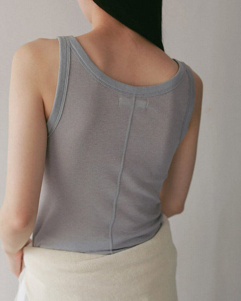 【4月中旬入荷次第お届けのご予約】anuke（アンヌーク） Wool Rib Tanktop 62710620.