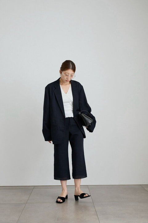 【3月中旬入荷次第お届けのご予約】anuke（アンヌーク） Tweed Mesh Jacket 62710105.