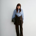 【3月中旬入荷次第お届けのご予約】anuke（アンヌーク） Border Loose Long T-shirts 62620620.