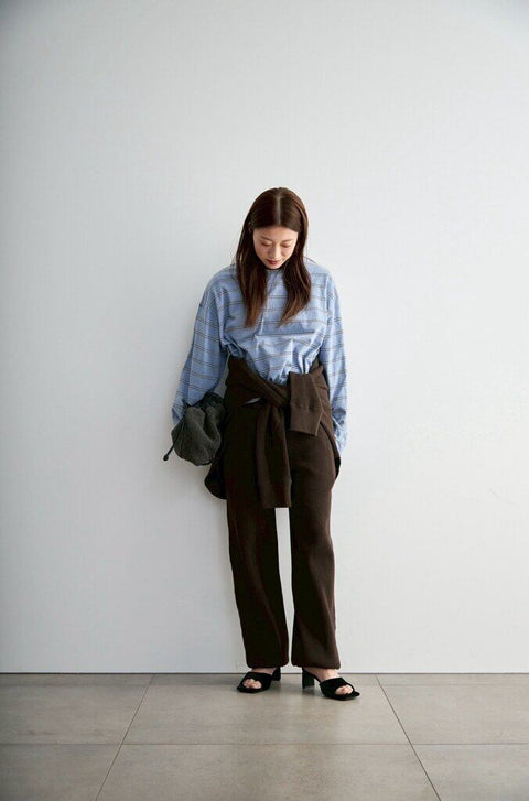 【3月中旬入荷次第お届けのご予約】anuke（アンヌーク） Border Loose Long T-shirts 62620620.
