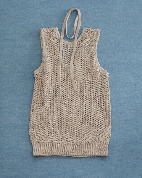【4月下旬入荷次第お届けのご予約】anuke（アンヌーク） Paperyarn Knit Vest 62710510.