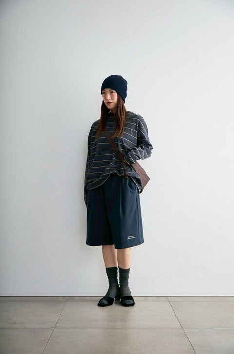 【3月中旬入荷次第お届けのご予約】anuke（アンヌーク） Border Loose Long T-shirts 62620620.