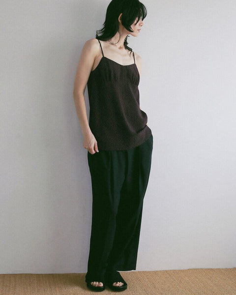 【4月下旬入荷次第お届けのご予約】anuke（アンヌーク） Dot jacquard Camisole Tops 62710411.