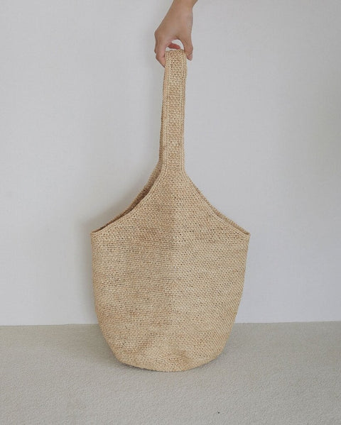 【4月下旬入荷次第お届けのご予約】anuke（アンヌーク） Raffia Tote Bag 62711015.