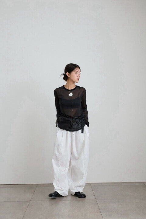 【3月中旬入荷次第お届けのご予約】anuke（アンヌーク） Volumetuck Cocoon Pants 62710710.