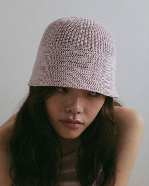 【4月中旬入荷次第お届けのご予約】anuke（アンヌーク） Linenknit Bucket Hat 62711011.