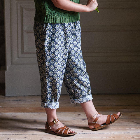 Little Cotton Clothes（リトルコットンクローズ）2025SS Charlotte Trousers Thistle Floral　キッズパンツ