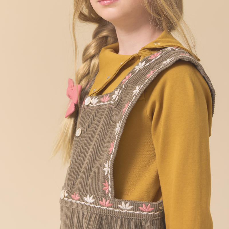 Lali Kids（ラリキッズ）2025AW Snap Turtleneck in Mustard