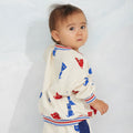 【ch2】mini rodini（ミニロディーニ） 2026AW  Kittens   jacket　 子ねこ柄 ジャケット.