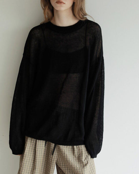 【3月中旬入荷次第お届けのご予約】anuke（アンヌーク） Cottonlinen Loose Knit 62710513.