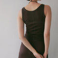 【4月中旬入荷次第お届けのご予約】anuke（アンヌーク） Wool Rib Tanktop 62710620.