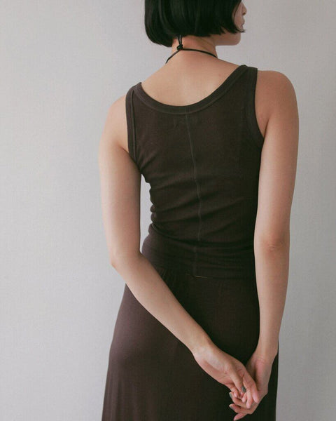 【4月中旬入荷次第お届けのご予約】anuke（アンヌーク） Wool Rib Tanktop 62710620.